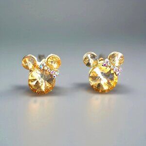Minnie Mouse Disney Fantasy Fashion Fun Earrings